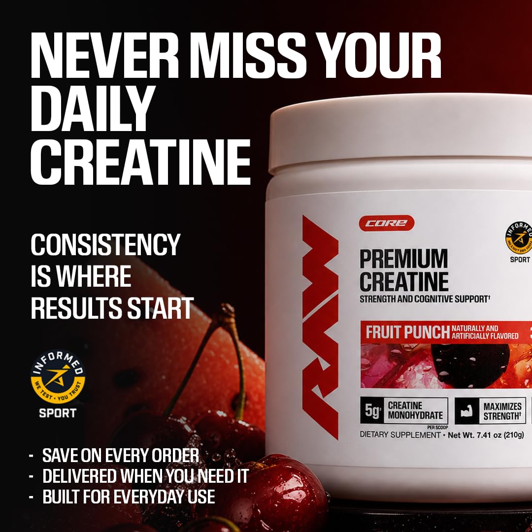 Persona en gimnasio bebiendo RAW Creatine, energía y rendimiento mejorado