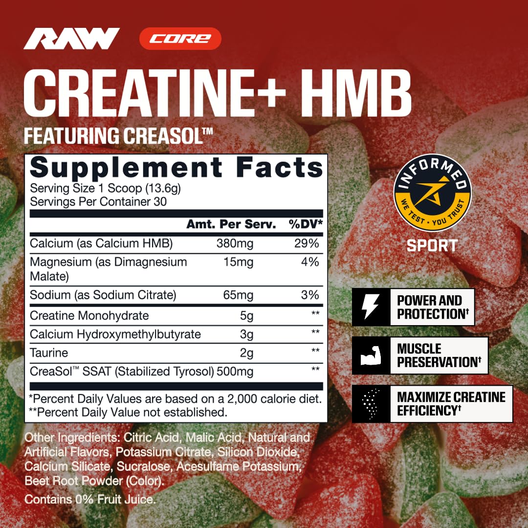 RAW vaso con mezcla Sour Watermelon listo para beber, sabor refrescante antes del entrenamiento