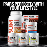 RAW EAA Plus uso en gimnasio durante entrenamiento para mantener energía