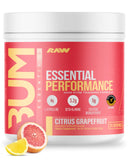 RAW envase frontal Citrus Grapefruit mostrando marca y beneficio de fuerza