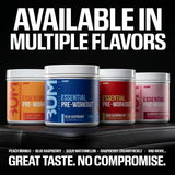 RAW ingredientes clave L-Citrulline y Beta-Alanine para rendimiento