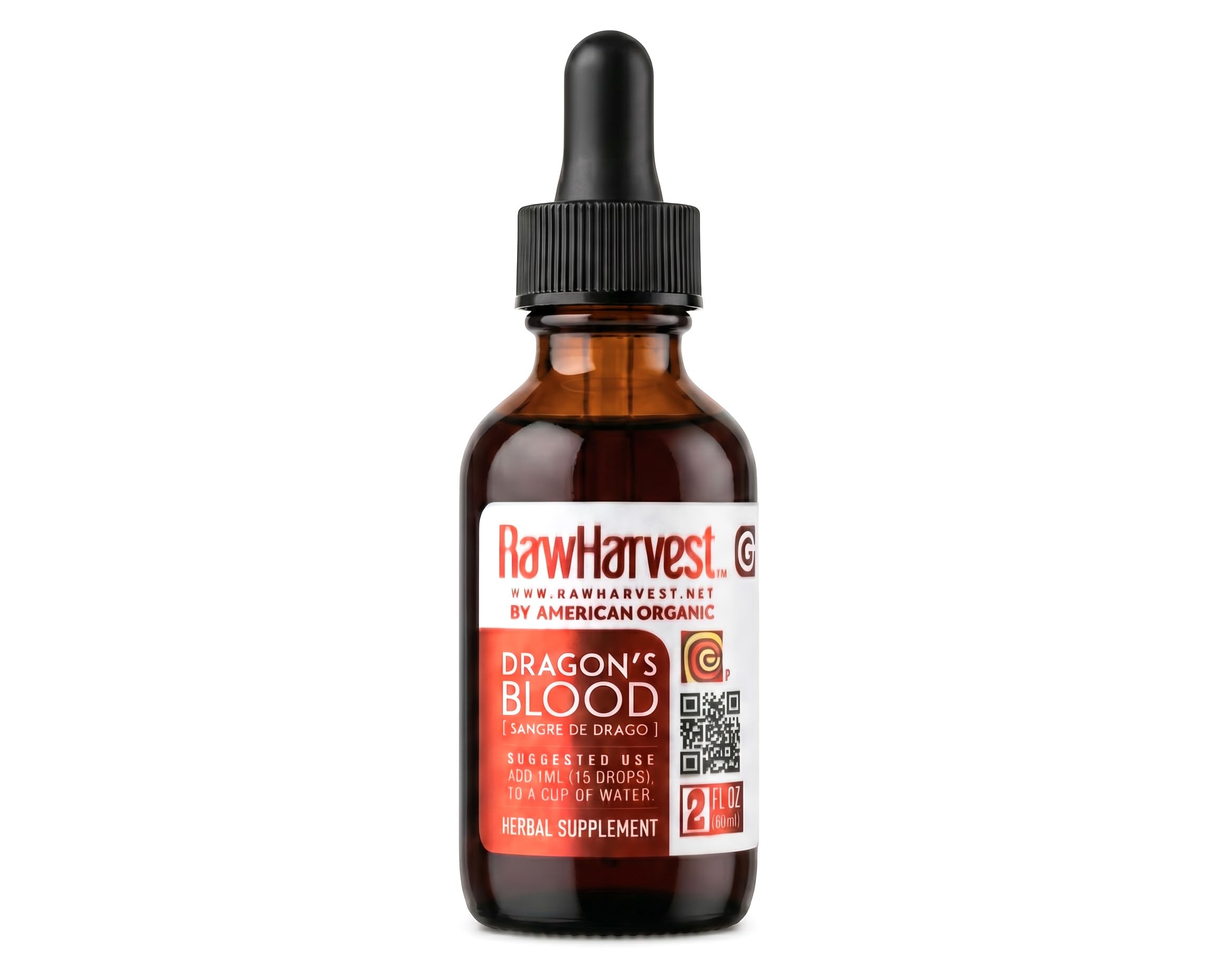 Raw Garden envase frontal muestra formato 2 oz y origen peruano