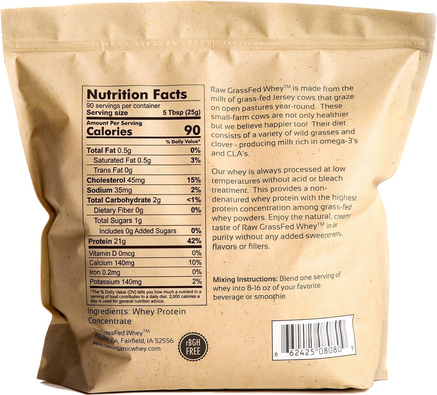 Raw Organic Whey vacas pastando en pradera, origen grass‑fed y sostenible