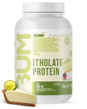 RAW frontal del envase mostrando 25 servicios y sabor Key Lime, confianza en pureza