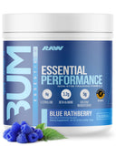 RAW envase frontal Blue Rathberry mostrando diseño y servicios