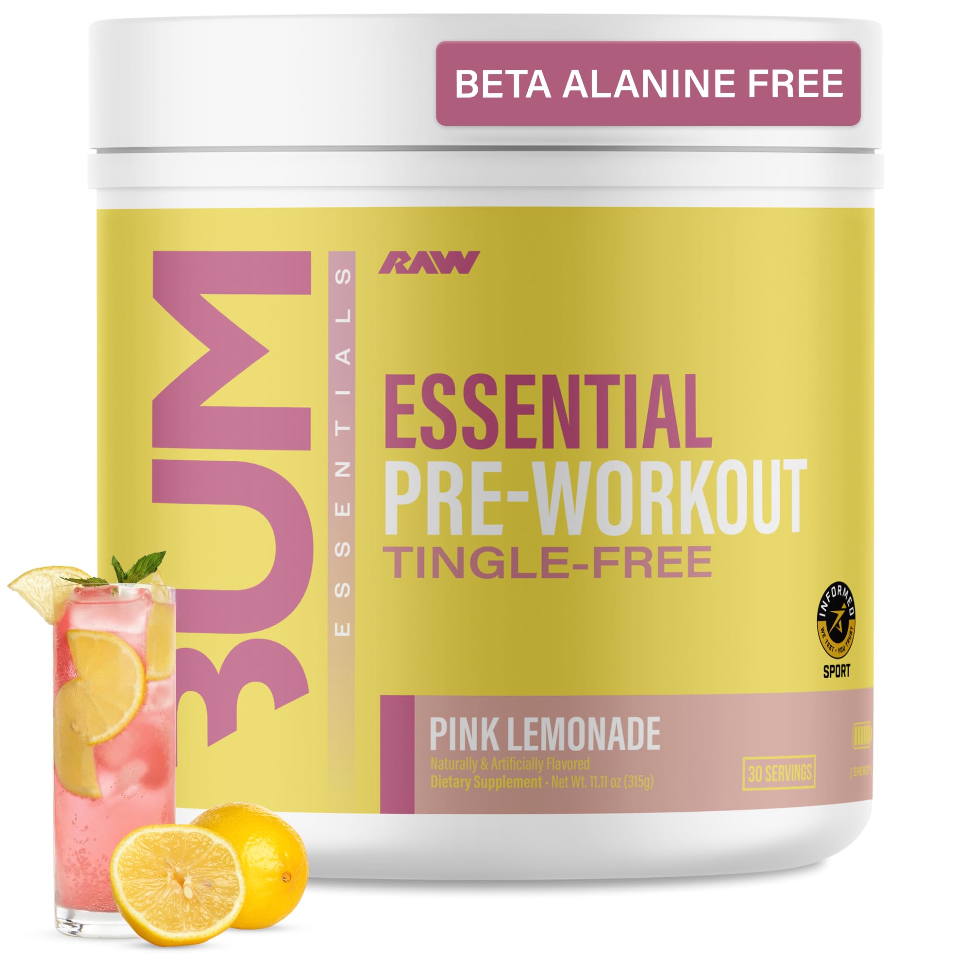 RAW envase frontal Pink Lemonade mostrando diseño atractivo y claridad de uso