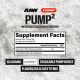 RAW Pump2 polvo textura en primer plano, glicerol fino que mezcla fácil