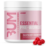 RAW frontal del envase mostrando sabor Raspberry Creamthickle y claridad