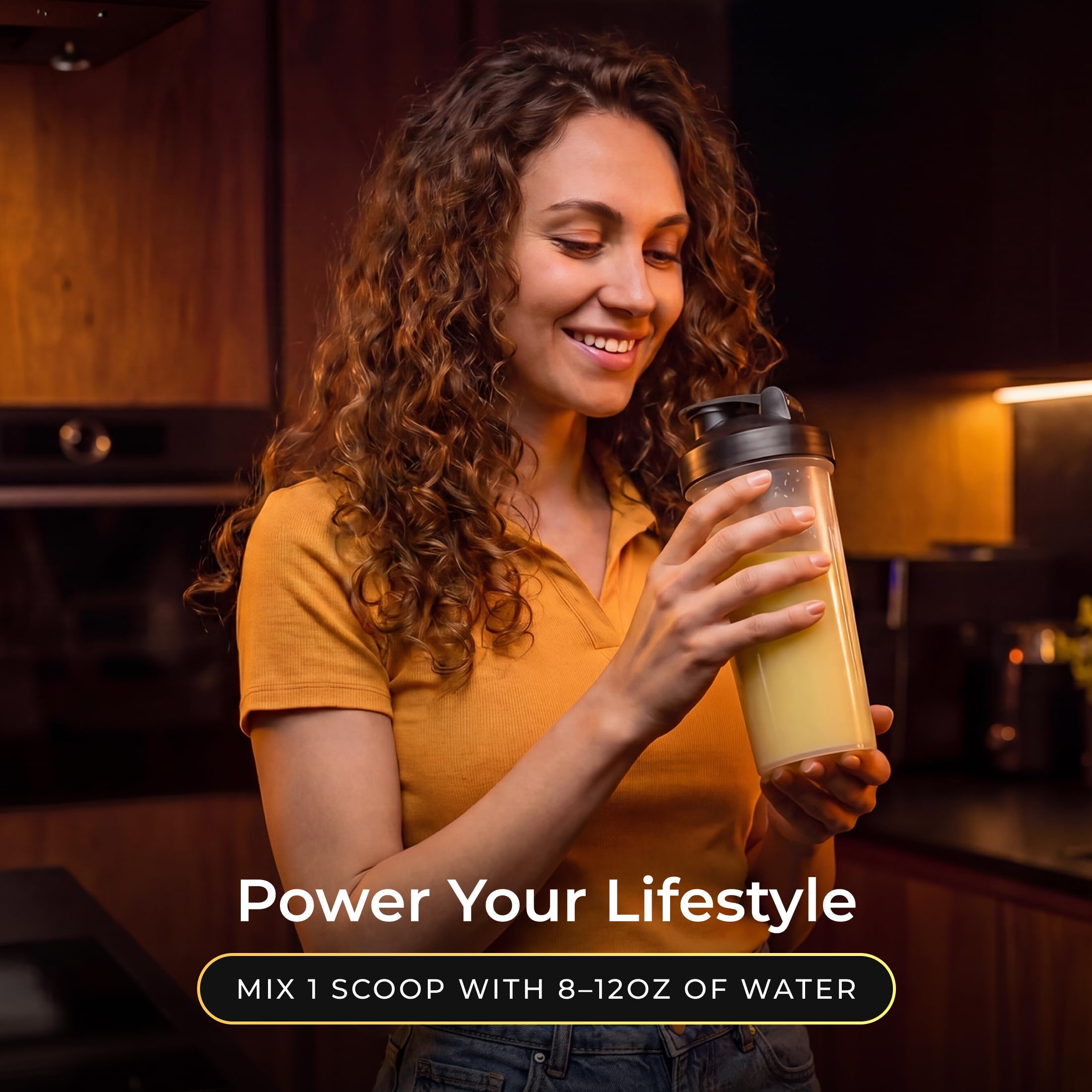 RAW Synergies atleta mezclando Amino Slim antes del entrenamiento