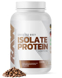 RAW Whey Isolate frontal del envase mostrando beneficio de proteína pura