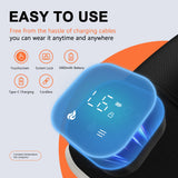 RAYOCON panel táctil iluminado que muestra modos de calor y vibración fáciles de usar