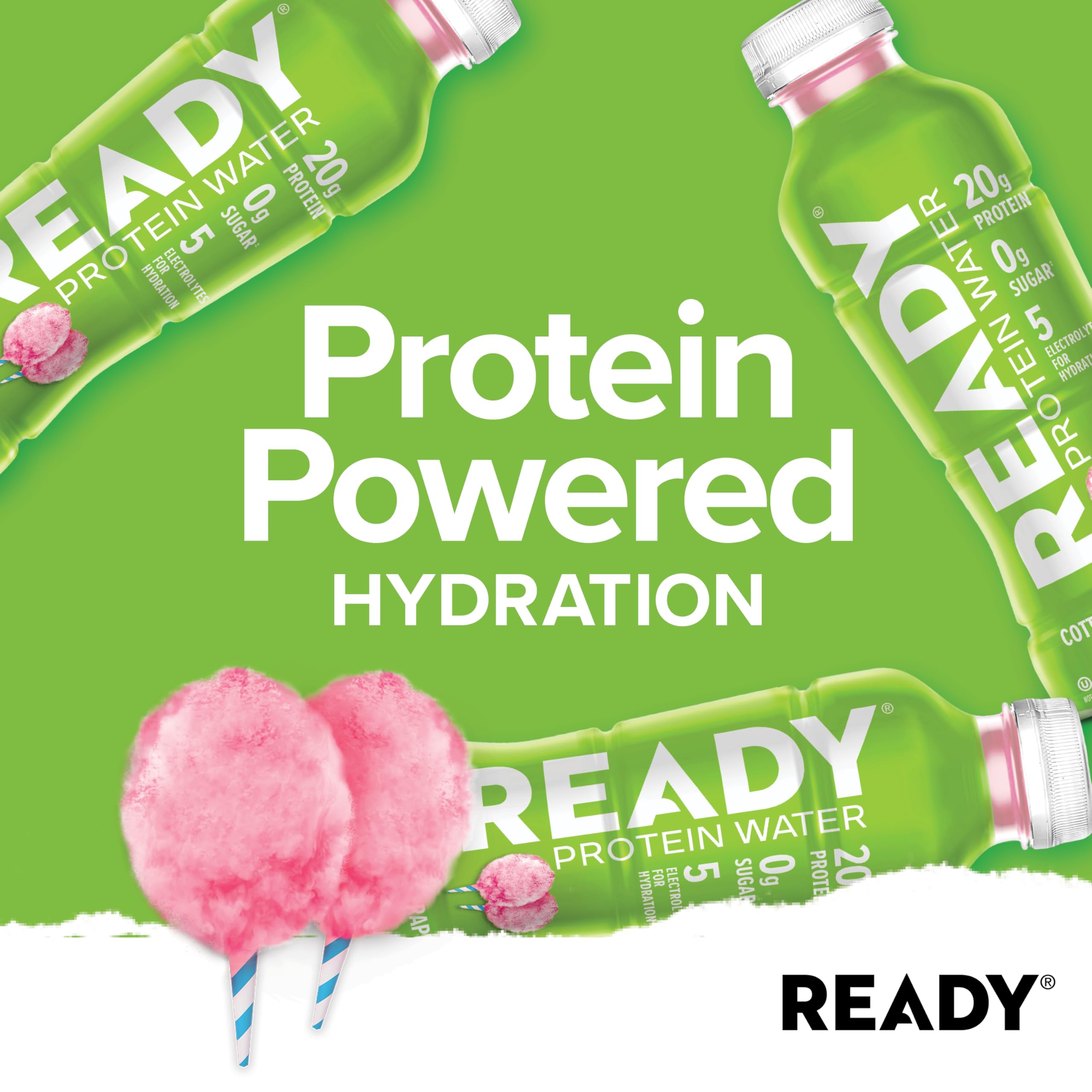 Ready imagen de sabor cotton candy grape enfatizando gusto afrutado