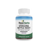 Real Herbs frasco frontal mostrando etiqueta clara y beneficios