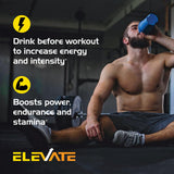 Real Ketones polvo disuelto en vaso, aporte de energía sin cafeína