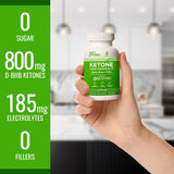 Real Ketones etiqueta con ingredientes y electrolitos para transparencia