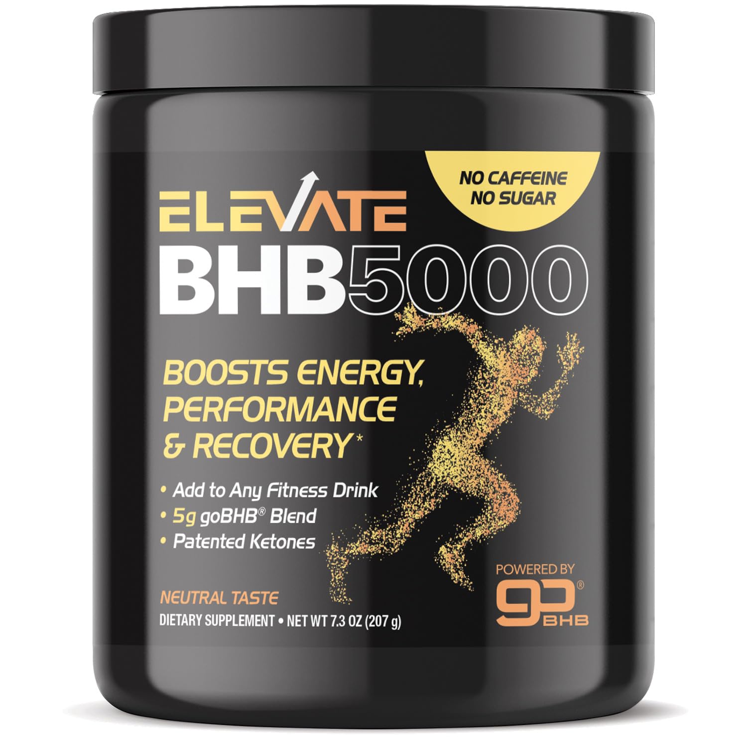 Real Ketones frente del envase mostrando diseño y beneficios visibles
