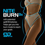 Real Ketones Night Burn primer plano de cápsula mostrando textura y recubrimiento fácil de tragar