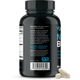Real Ketones Night Burn comparación de tamaño junto a una regla para referencia de escala