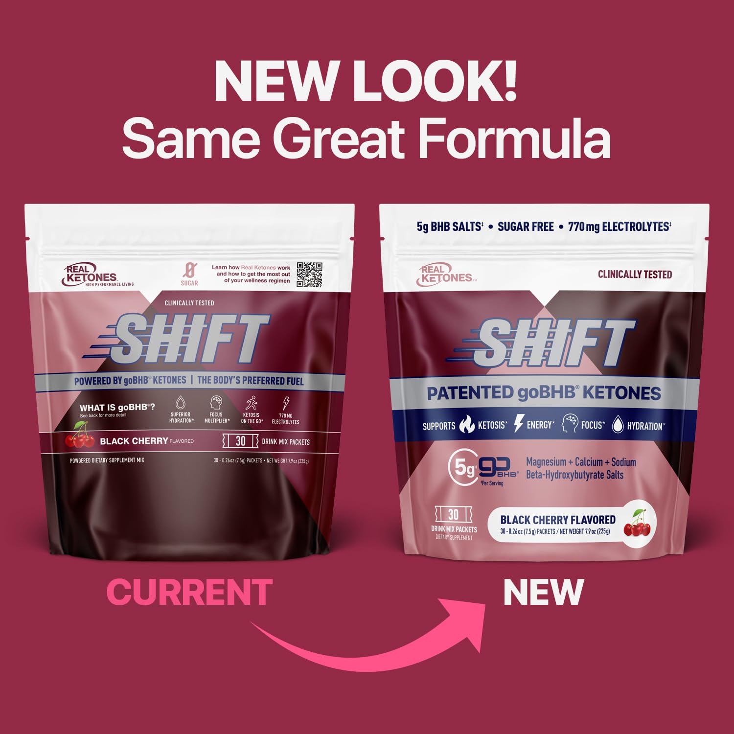 Real Ketones polvo BHB en primer plano mostrando textura fina y mezcla rápida
