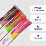 Real Ketones detalle de polvo resaltando textura y pureza