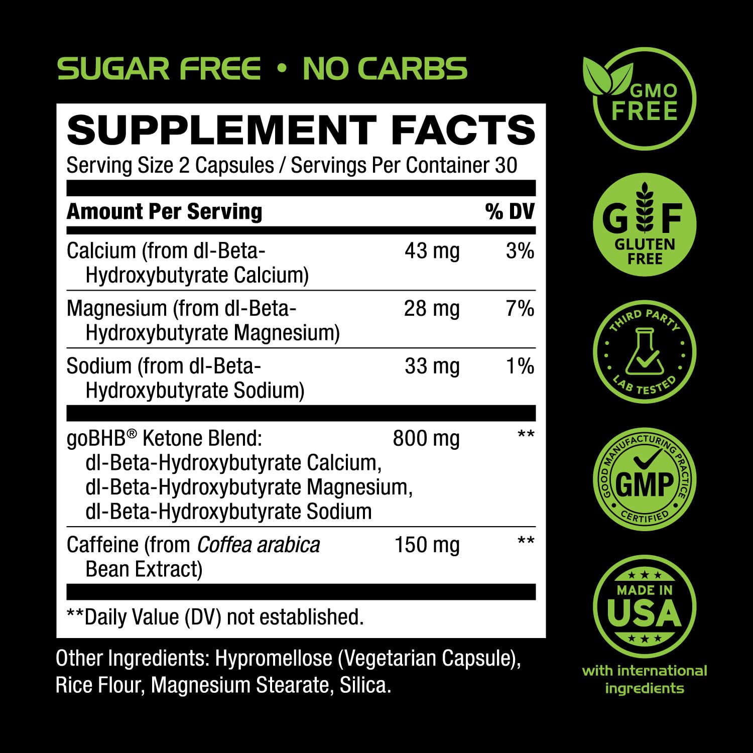 Real Ketones persona tomando cápsula antes de entrenar para energía