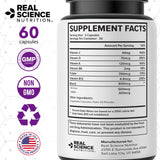 Real Science Nutrition sello GMP que subraya calidad y fabricación segura