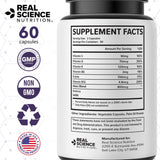 Real Science ingredientes clave expuestos para soporte circulatorio ocular
