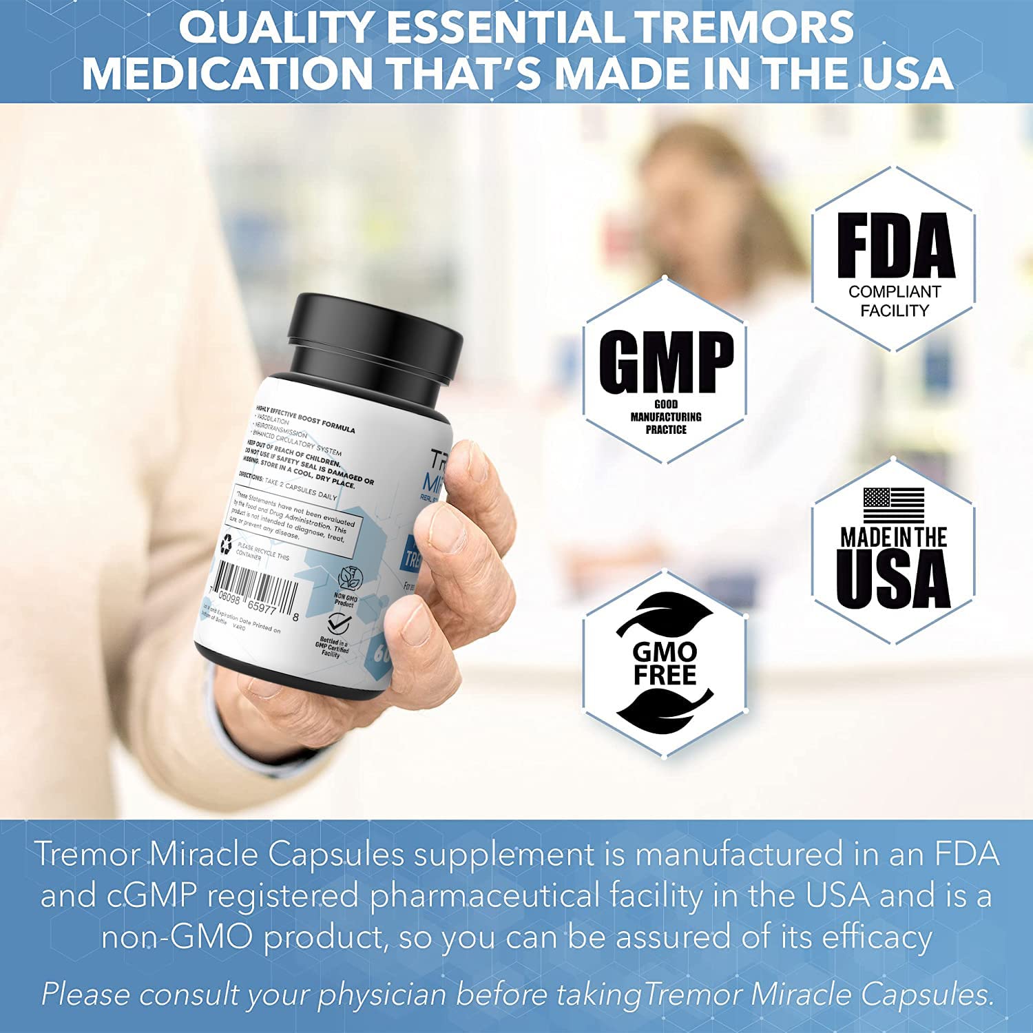 Real Science Nutrition sello 'Made in USA' indica producción con estándares altos