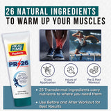 Real Time Pain Relief botella abierta con salida de producto visible