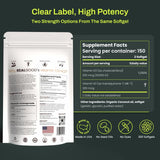 RealGood Essentials etiqueta visible con dosis de D3 y K2 MK‑7