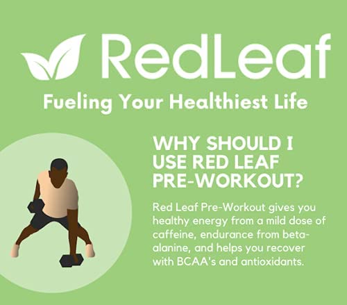 Red Leaf persona entrenando tras tomar el pre workout para mejor rendimiento