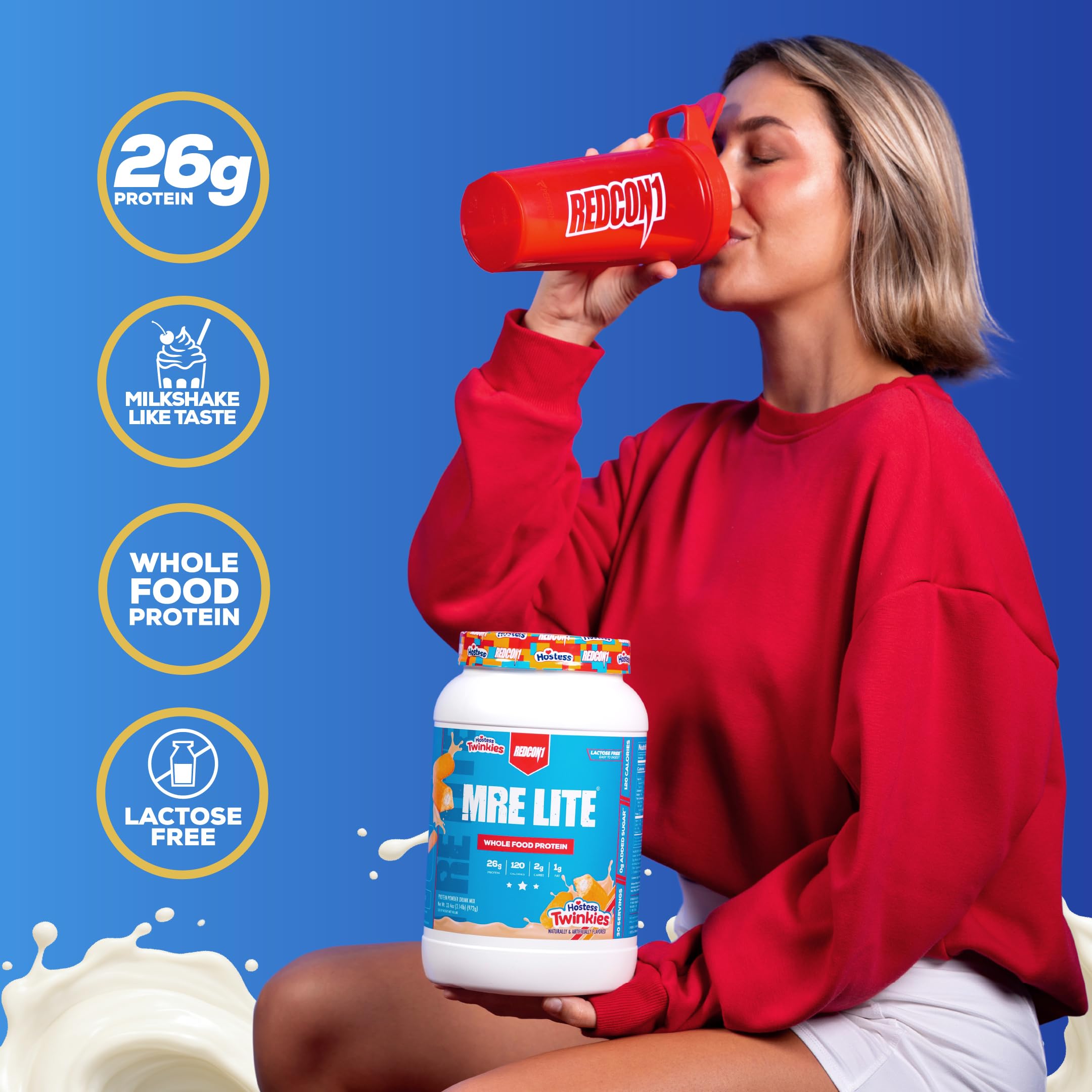 REDCON1 batido preparado listo para beber, energía práctica inmediata