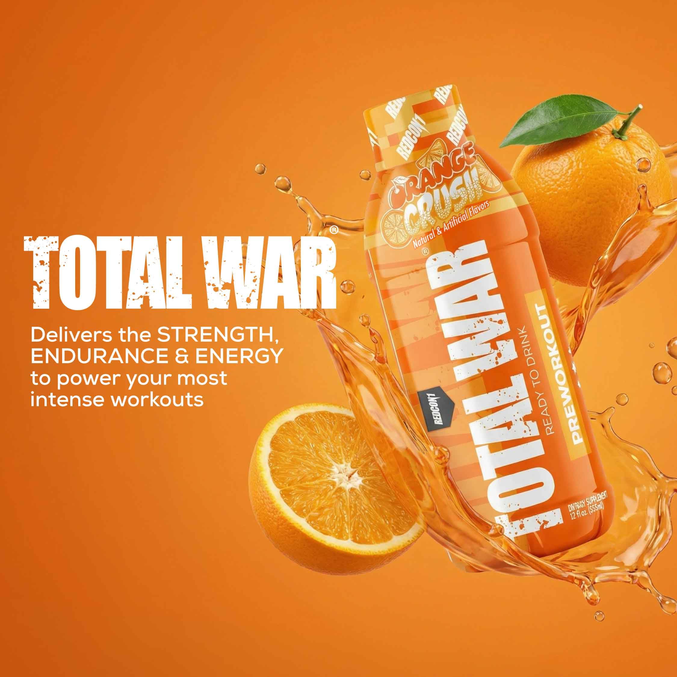 REDCON1 usuario bebiendo Total War RTD preparado para sesión intensa