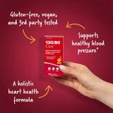 Etiqueta Redd Remedies con información nutricional y pureza clara