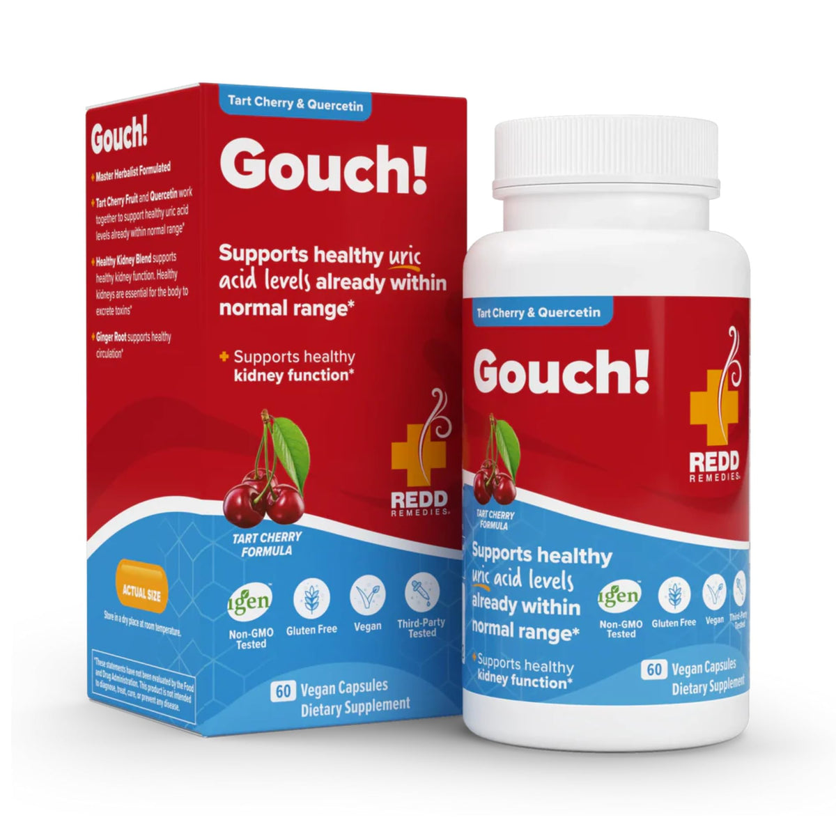Redd Remedies envase frontal mostrando diseño y beneficios principales