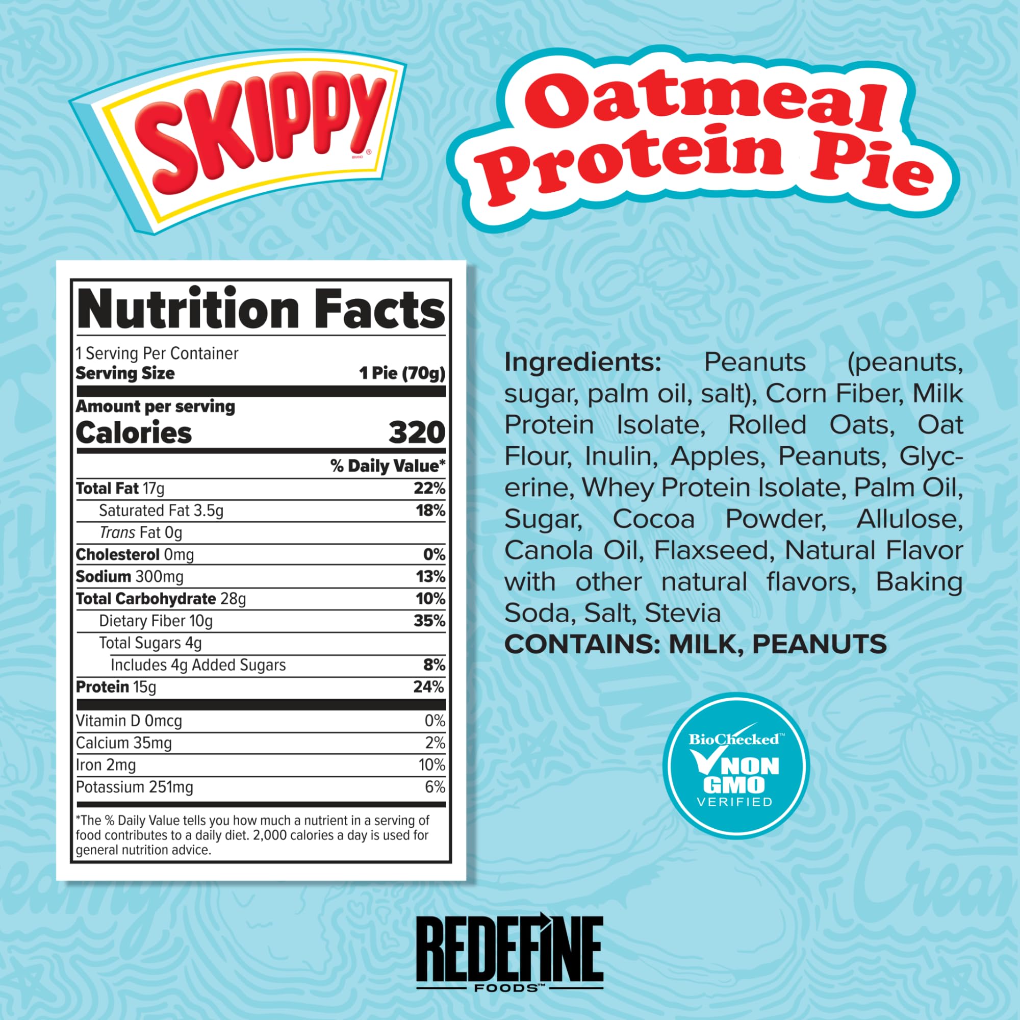 REDEFINE textura de avena crujiente que aporta fibra y sabor