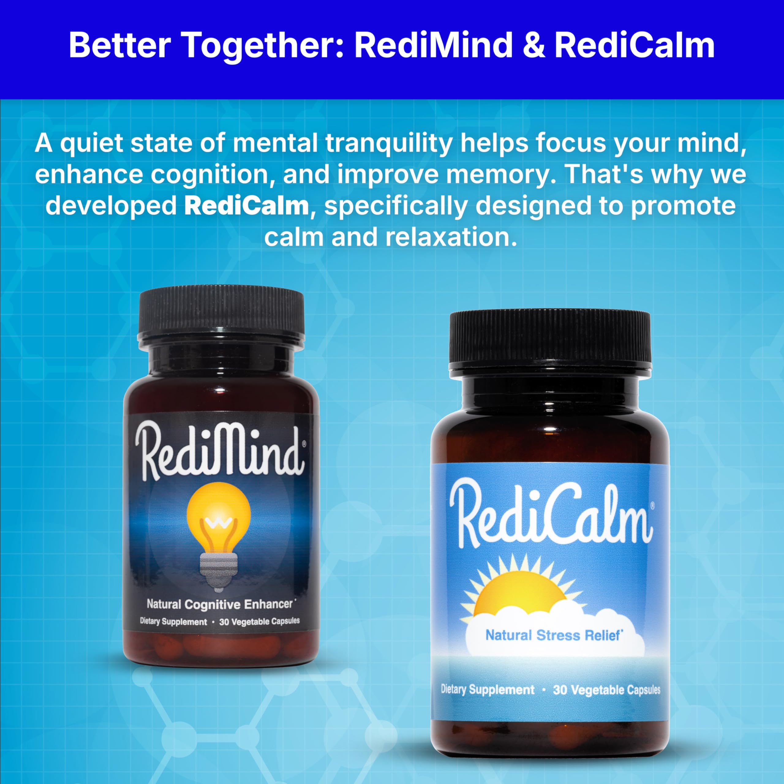 RediMind sello GMP en etiqueta indicando fabricación controlada
