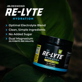 REDMOND botella de agua en entrenamiento con Re-Lyte, reposición de electrolitos