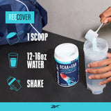 Reebok REEcover etiqueta nutricional en detalle con ingredientes y electrolitos