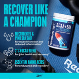 Reebok REEcover bebida preparada en vaso mostrando color y refresco post-entreno