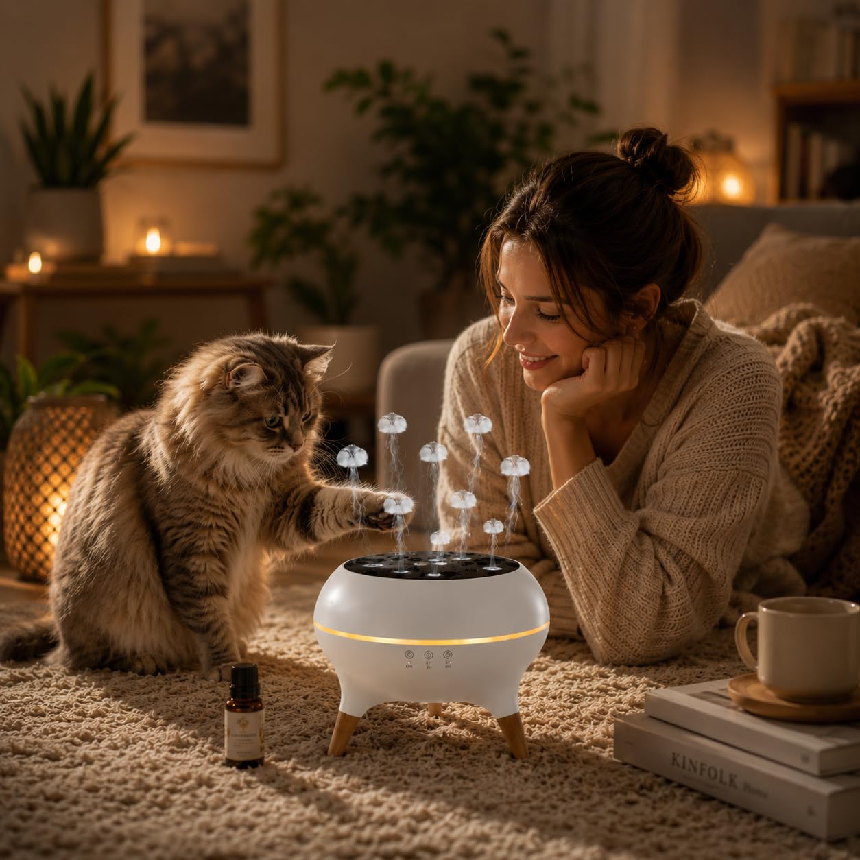 REGINEXT difusor con mando a distancia para control cómodo y fácil