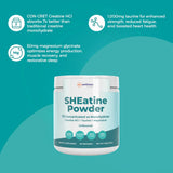 Reignite Wellness primer plano de Creatine HCl, absorción superior