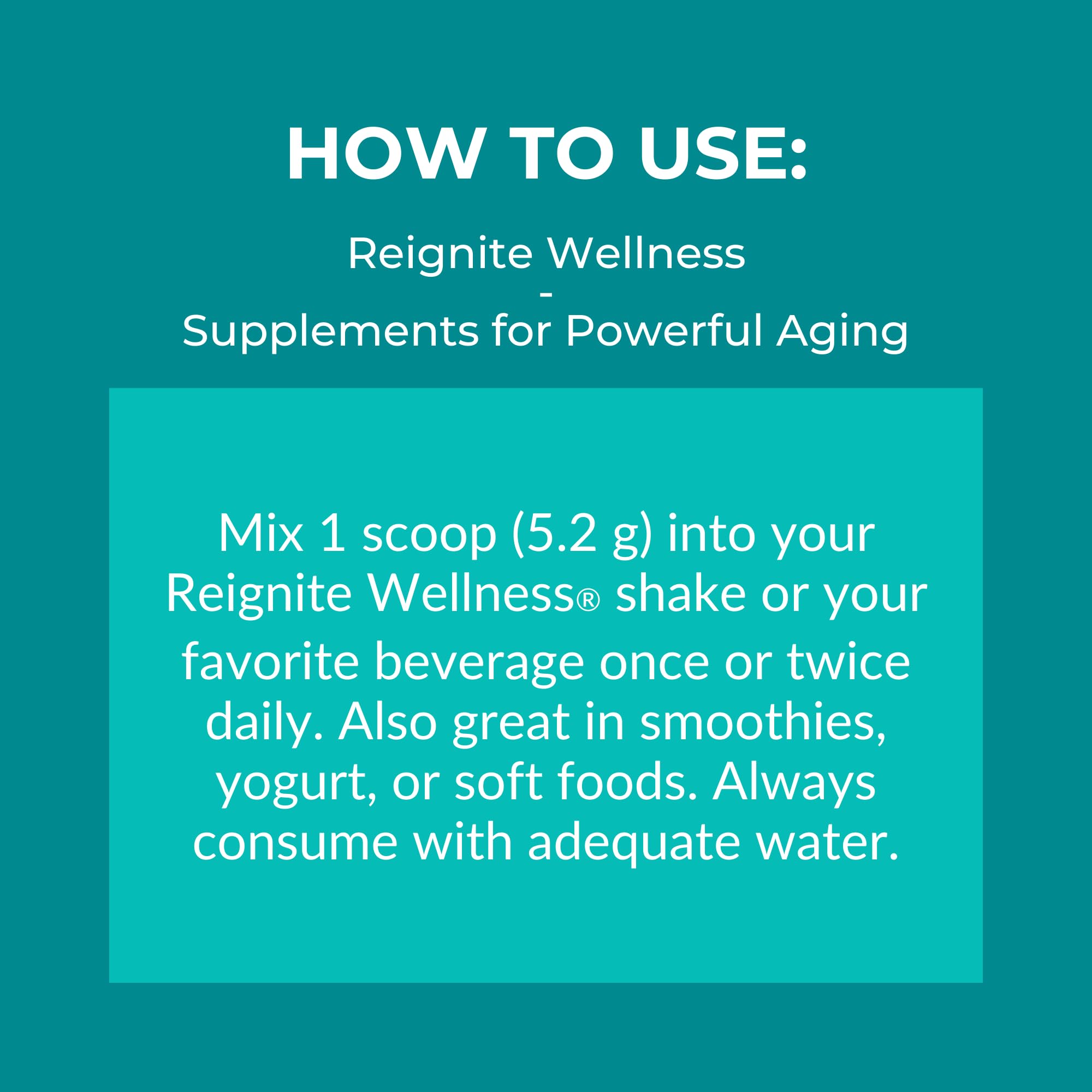 Reignite Wellness polvo añadido a sopa, integración sin sabor