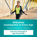 Reignite Wellness SHEatine etiqueta con ingredientes y beneficios visibles