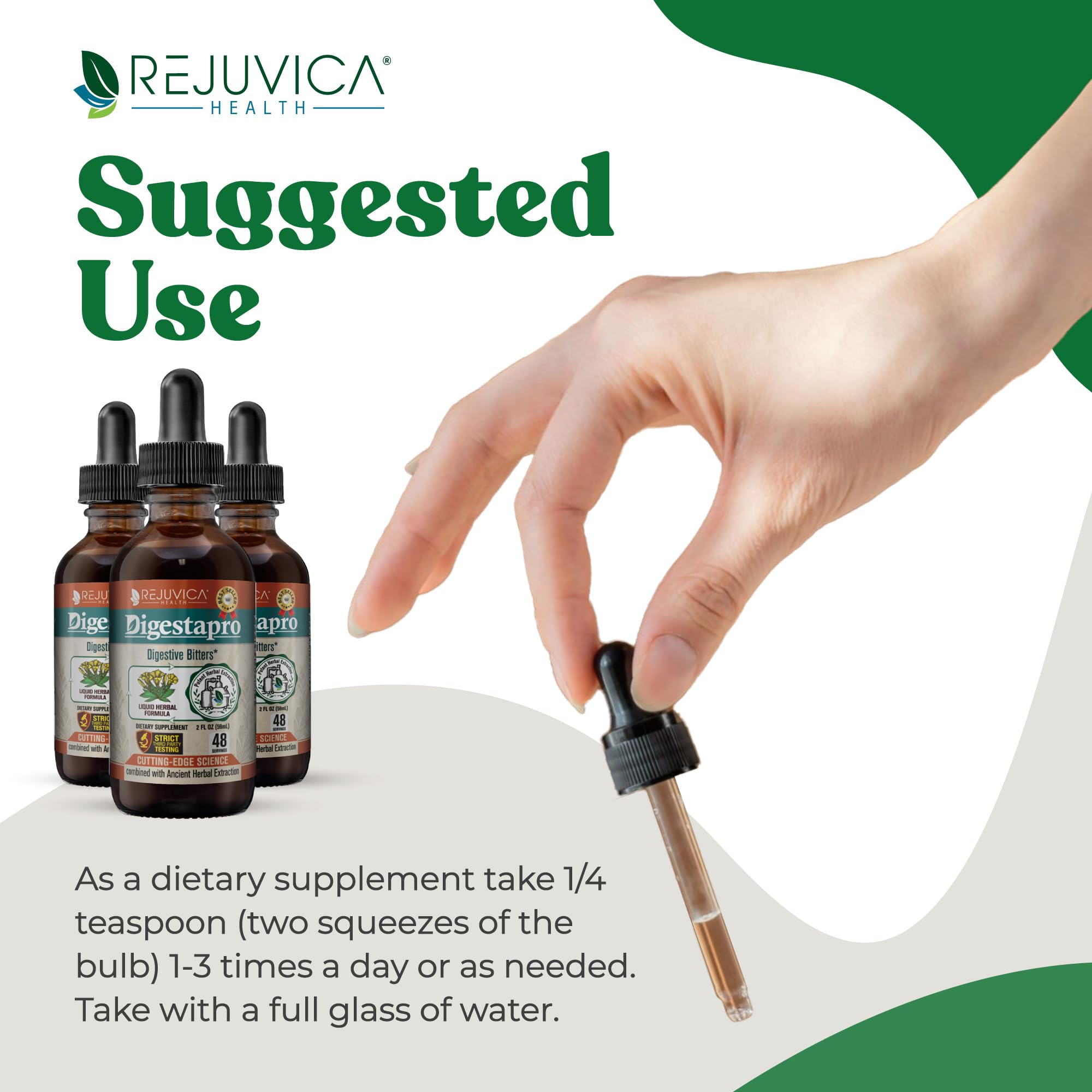 Rejuvica Health mezcla de hierbas: gentiana, alcachofa y jengibre frescos