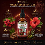 Rejuvica Health ingredientes hawthorn e hibiscus, mezcla botánica natural