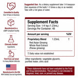 Rejuvica Health closeup de raíz de ginseng evidencia origen natural