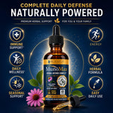 Rejuvica Health ingredientes secos montados que resaltan la mezcla herbal