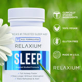 Etiqueta Relaxium con lista de ingredientes, transparencia y confianza