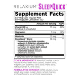 Relaxium pastilla en primer plano textura y disolución rápida visible
